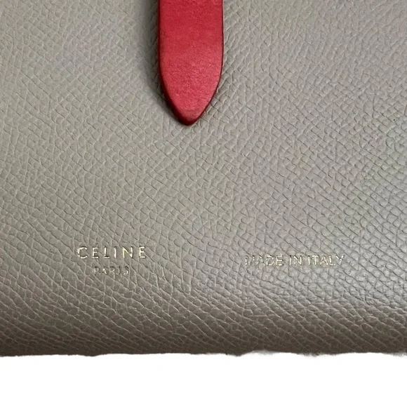 CELINE Wallet folio long leather